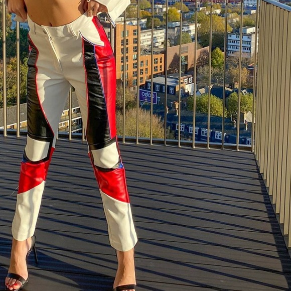 Labelrail x Hana Cross faux colorblock pants 2/XS - Picture 4 of 4